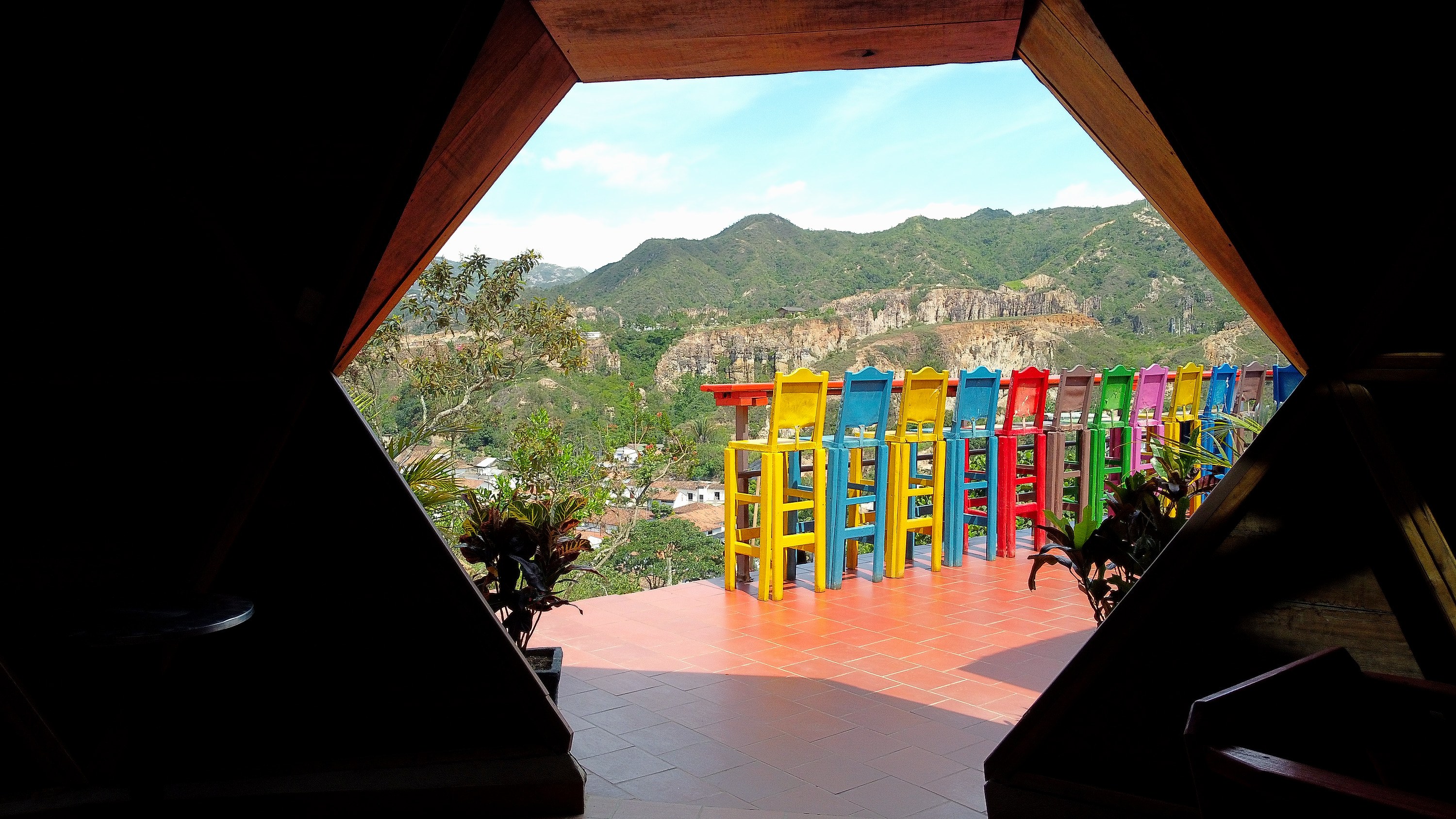 Interior del Domo Terraza, donde funciona el restaurante de TAVOLANDIA